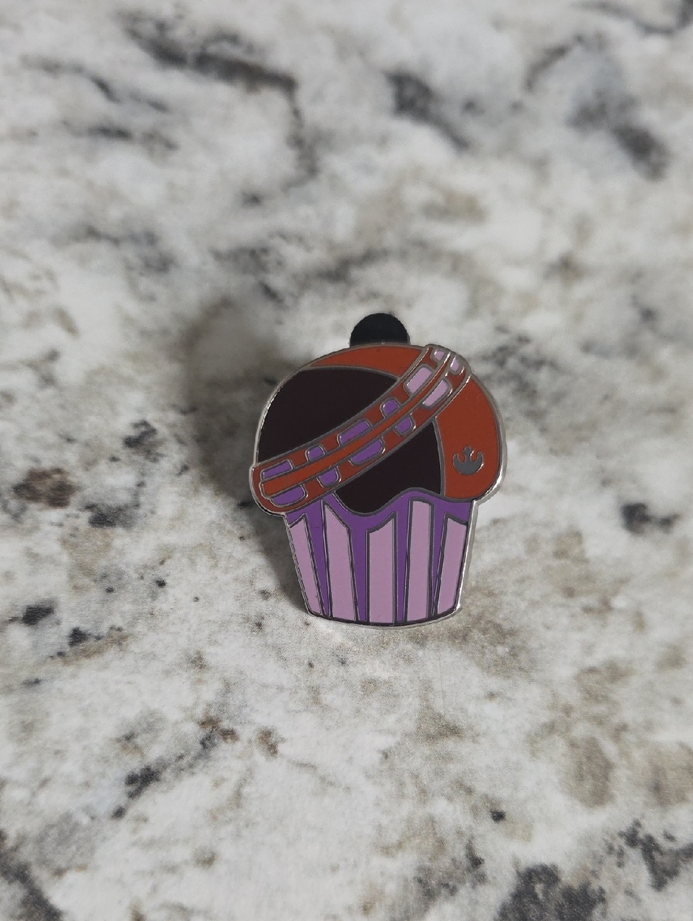 Disney Pin Hidden Mickey Chewbacca Star Wars Cupcake from Disneyland Wave B.